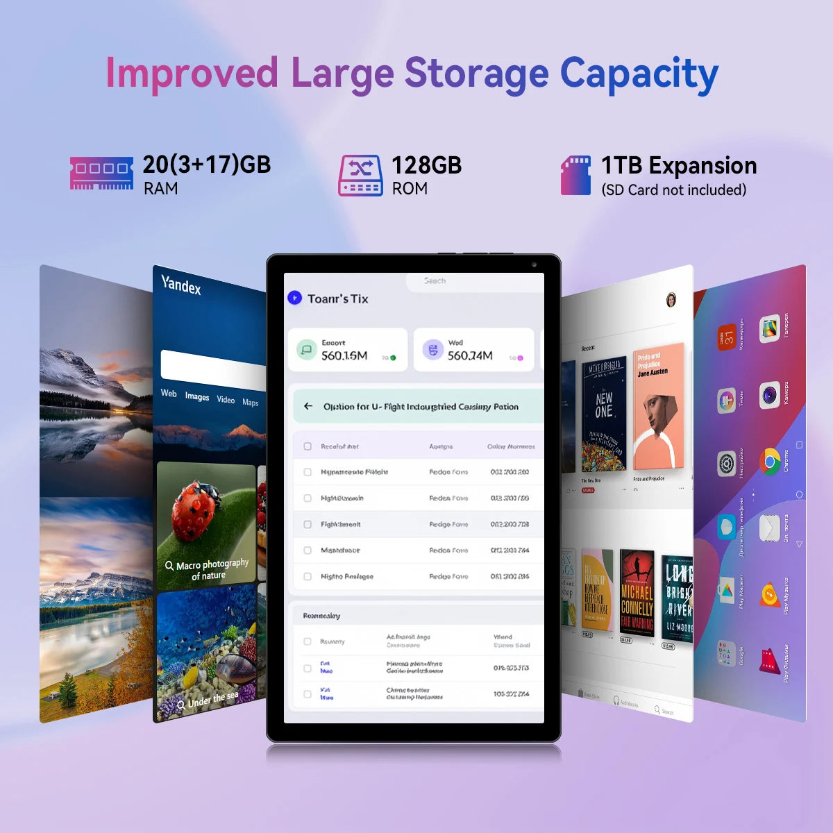 MODERNESS Octa Core Android 15 Tablet With 64GB Storage