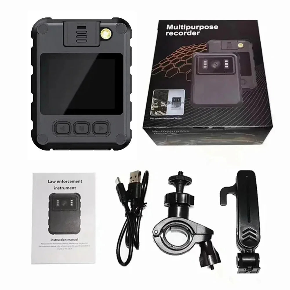 1080P WiFi Body Camera With Night Vision Audio Video Recorder