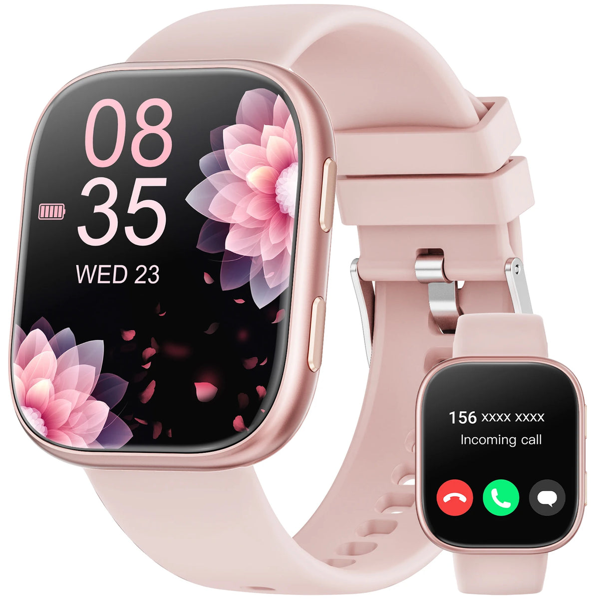 Waterproof Smart Watch With Bluetooth Calling And Heart Rate Monitor