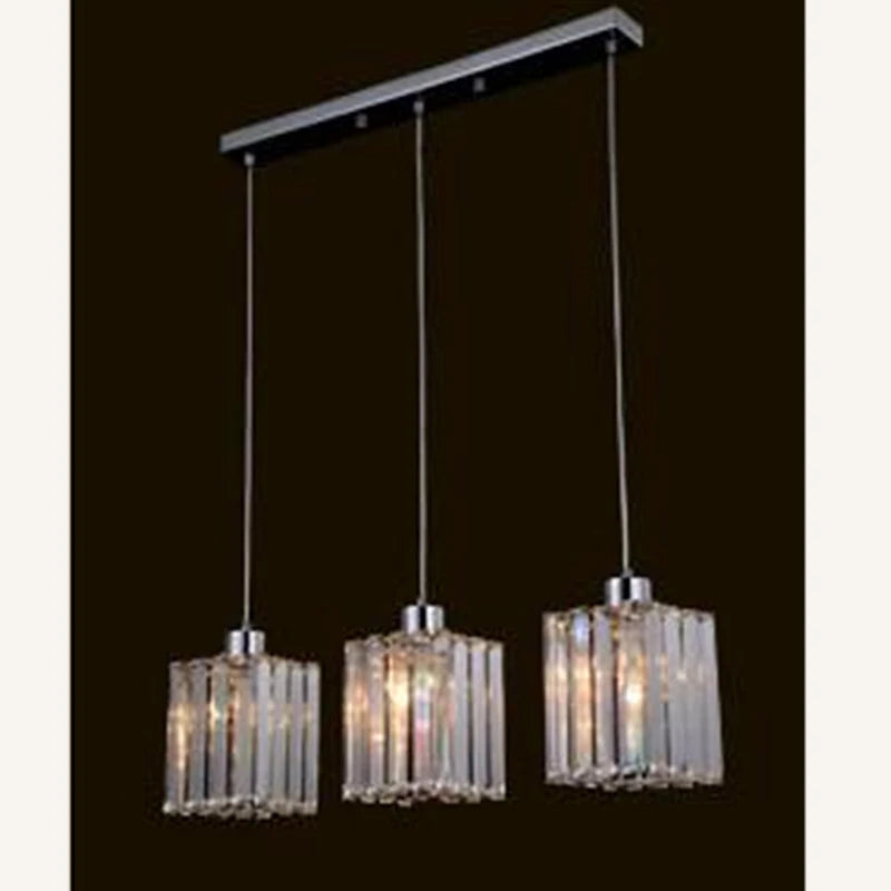 Vetulus Modern K9 Crystal Minimalist Ceiling Chandelier Lamp