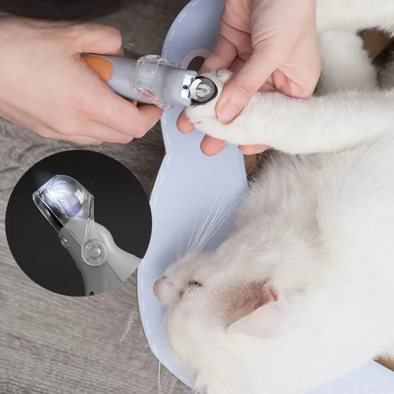 Professional LED Pet Nail Clipper Scissors For Cats And Dogs
