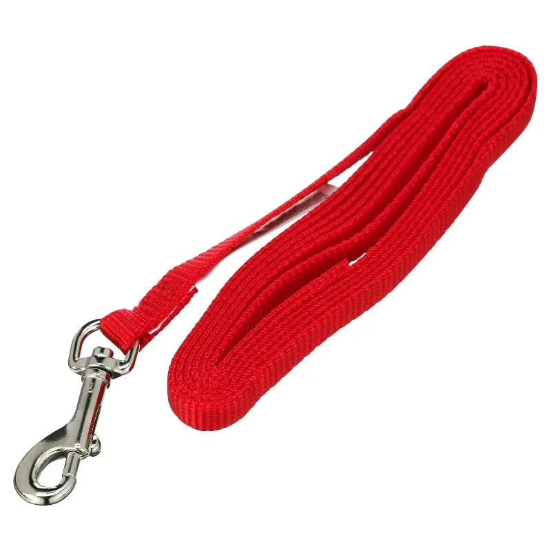 Sturdy Nylon Adjustable Leash For Secure Daily Dog Walking
