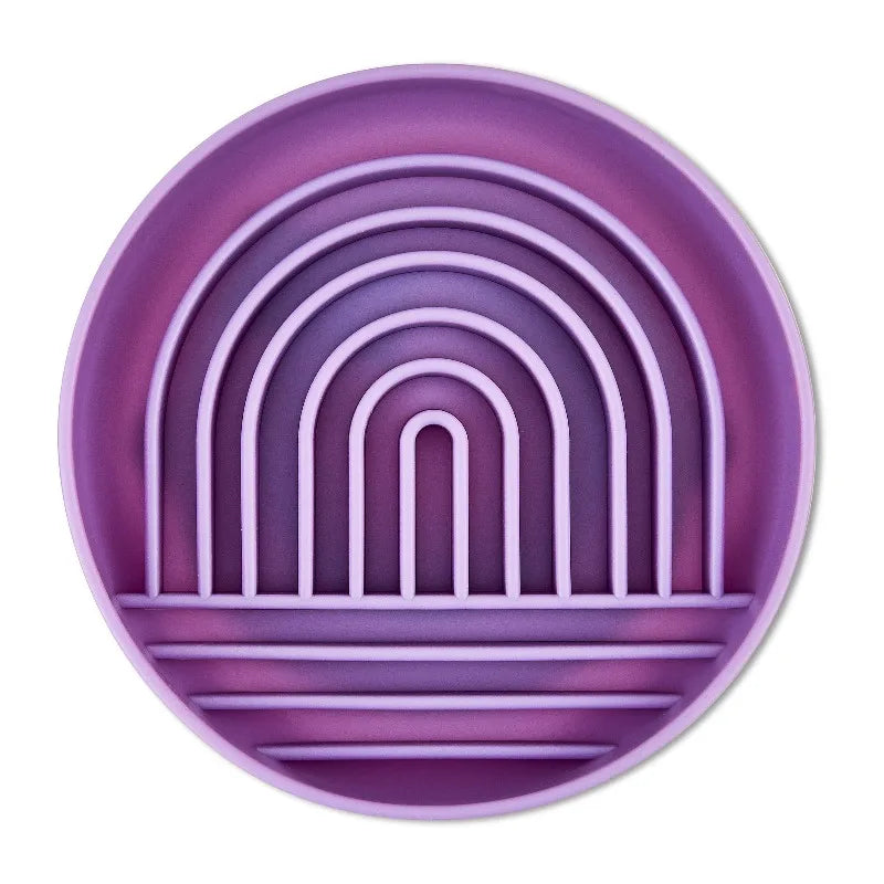 Silicone Slow Feeder Bowl For Pets With Interactive Mealtime Design