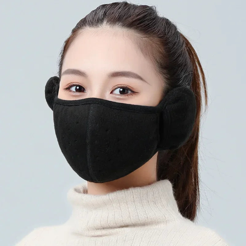 Thermal Windproof Fleece Face Mask For Winter Bike Riding