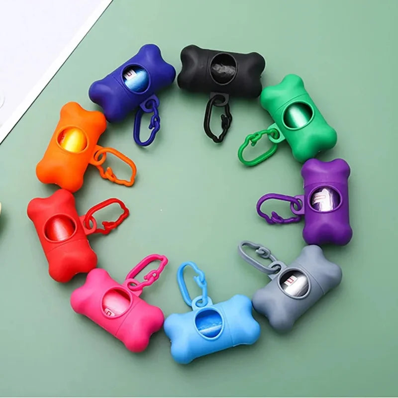 Bone Shaped Dog Waste Bag Dispenser For Convenient Walks