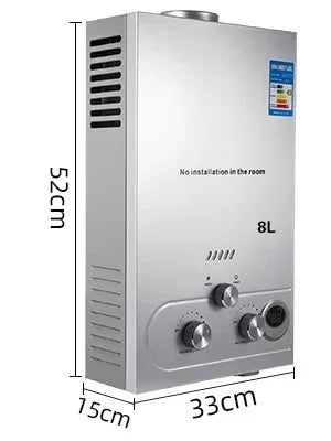 Tankless LPG Gas Hot Water Heater With LCD Control Panel