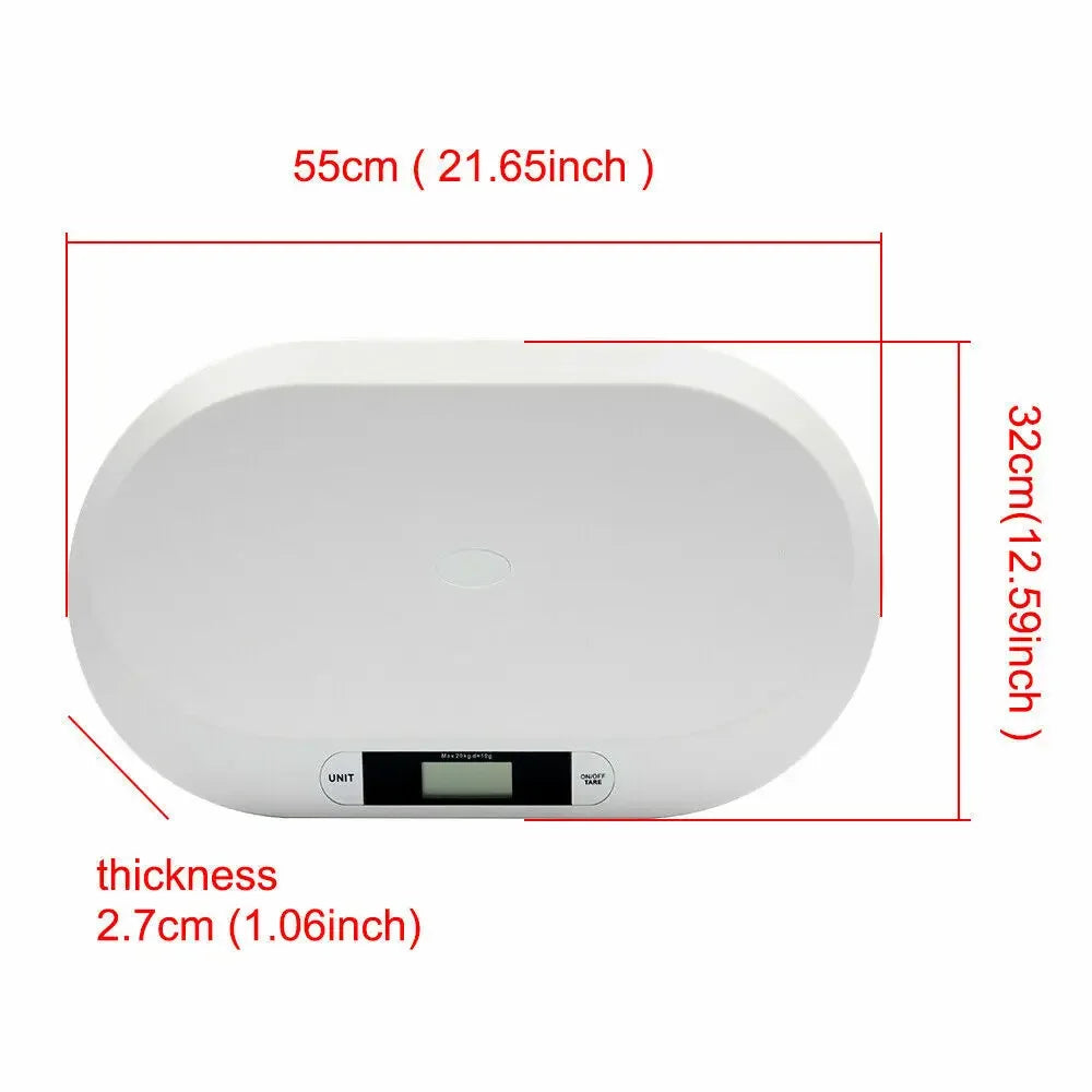 Digital Baby And Pet Scale With Accurate Tare Function