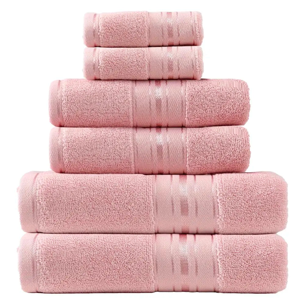 Luxury Turkish Cotton Towel Set With Bath Towels And Washcloths