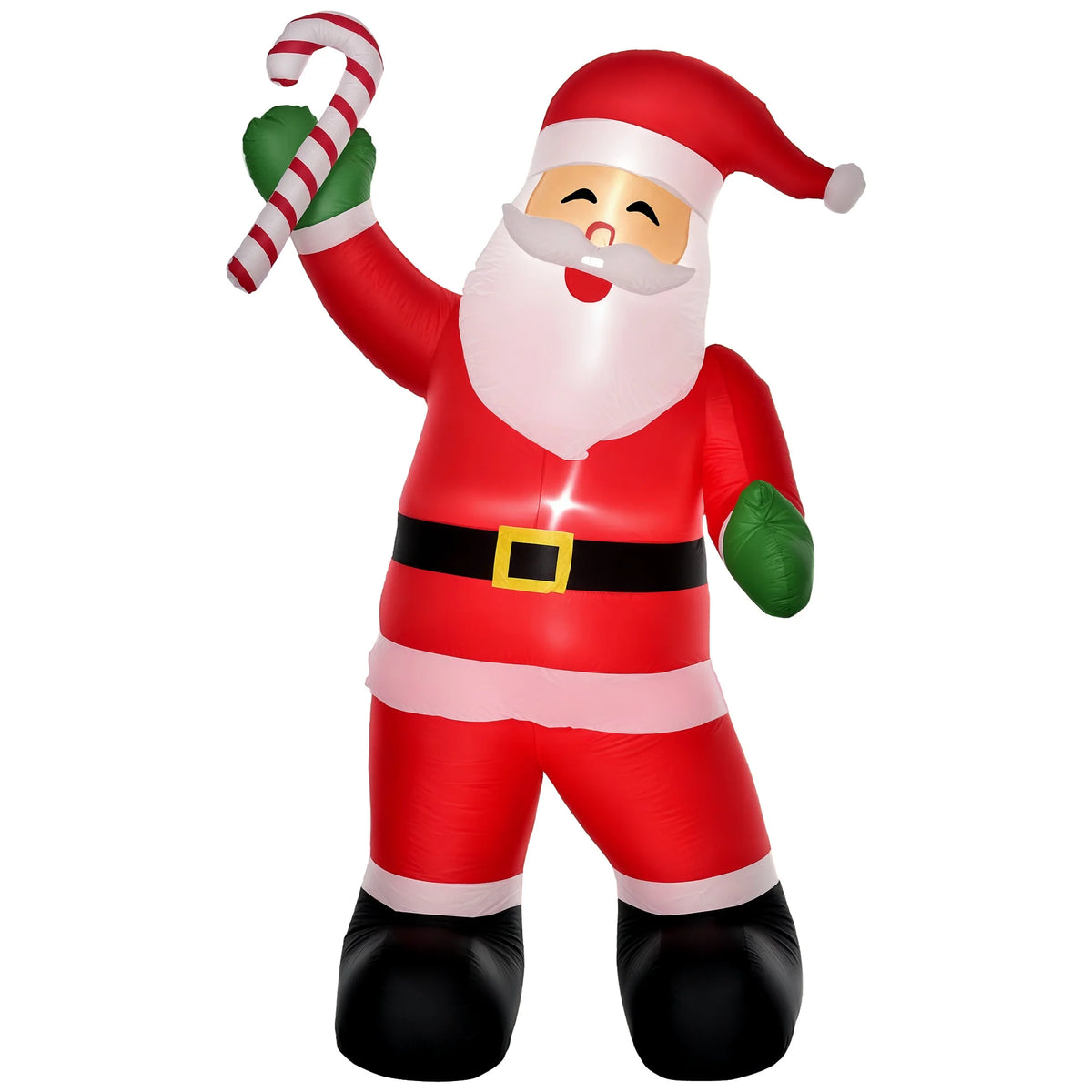 Homcom Christmas Inflatable Santa Claus Candy Decor Outdoor LED