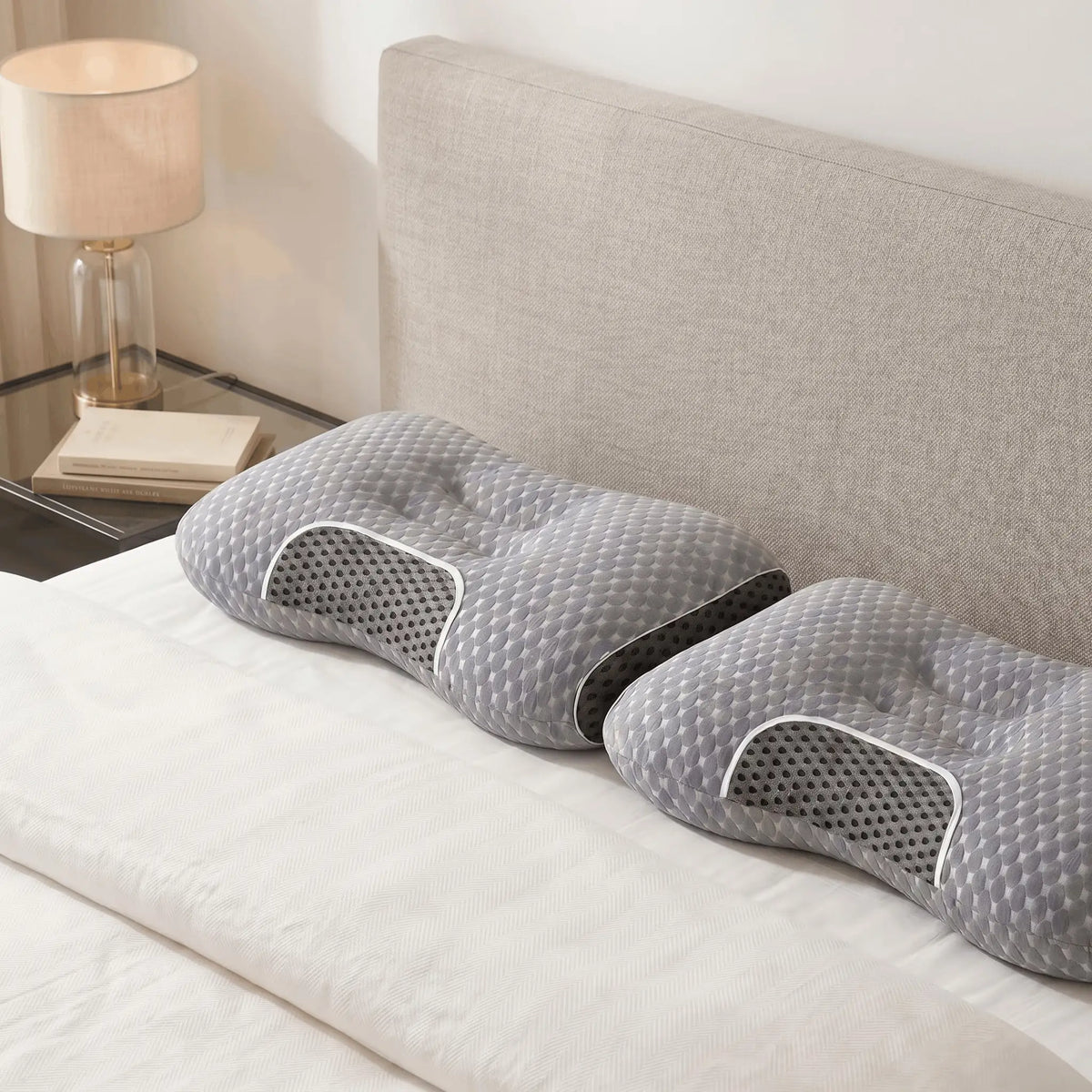 Ergonomic Neck And Shoulder Massage Pillow For Comfortable Sleep