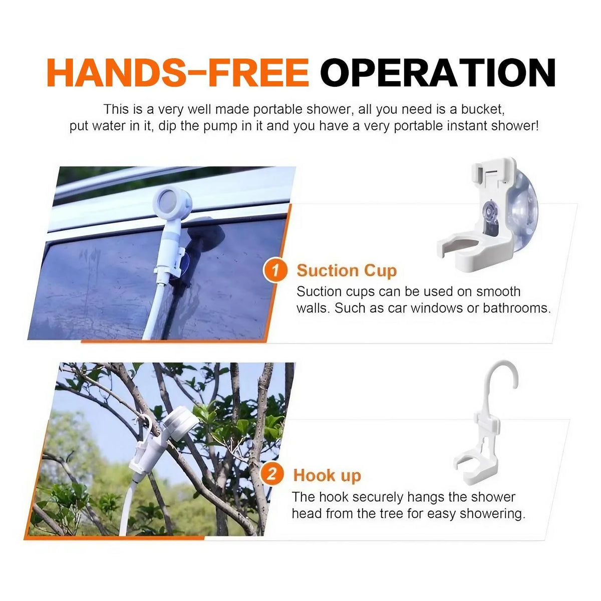 Portable Rechargeable Handheld Pet Shower Sprayer Kit