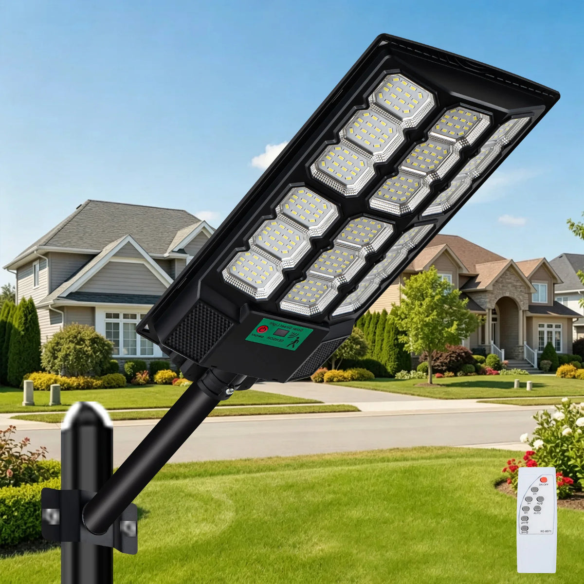 Solar Led Outdoor Motion Sensor Street Lights With Remote Control