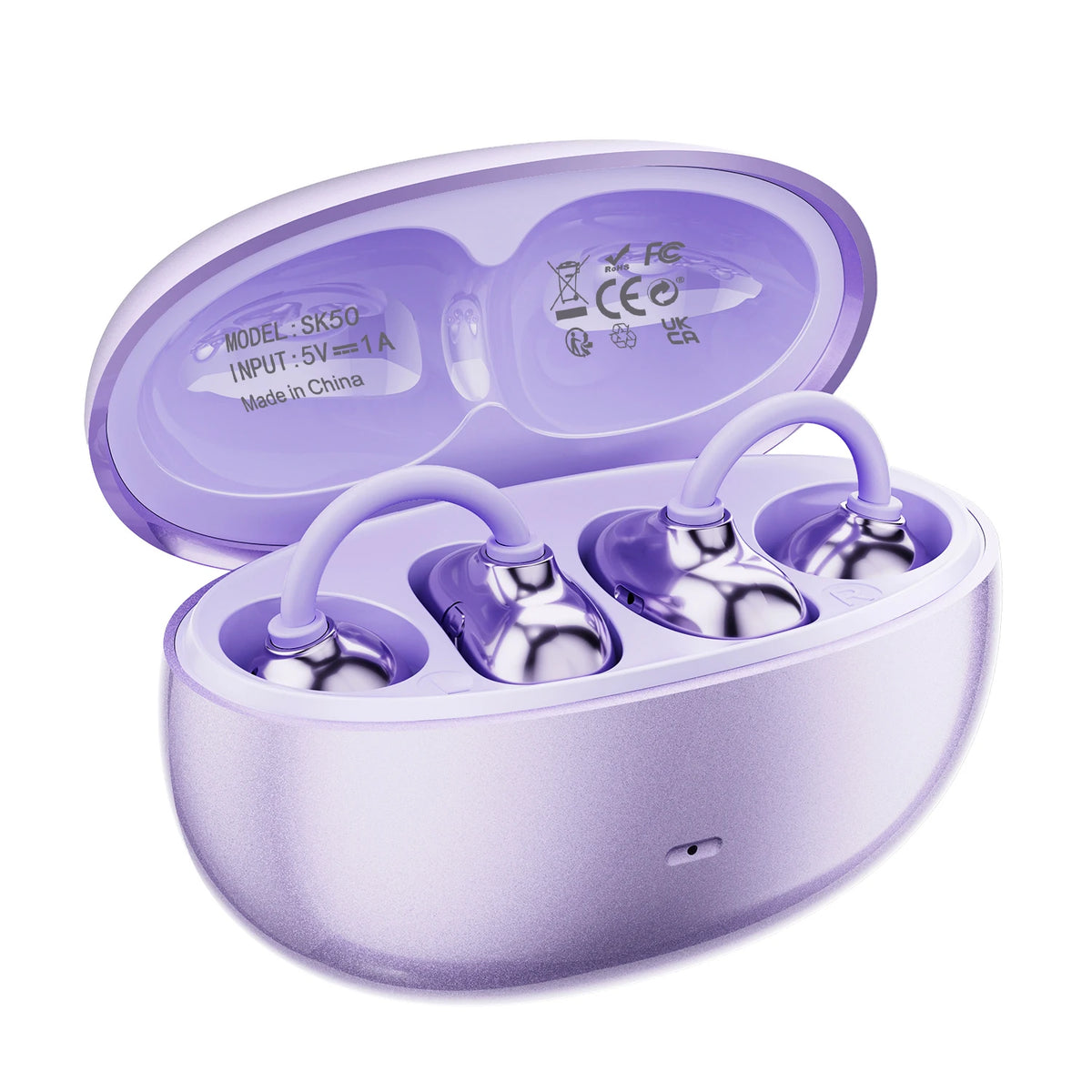 Insonixn Wireless Open Ear Clip Bluetooth Earbuds With Mic