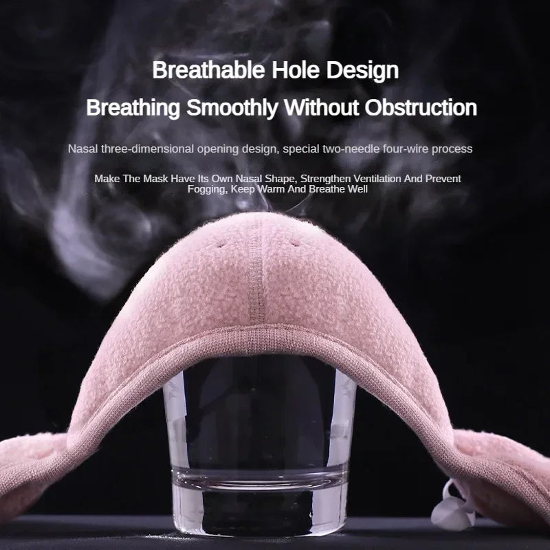 Thermal Windproof Fleece Face Mask For Winter Bike Riding
