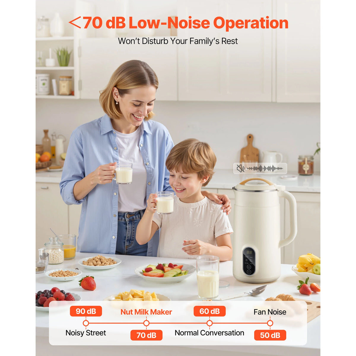 Vevor Eight In One Nut Milk Maker With Self Cleaning
