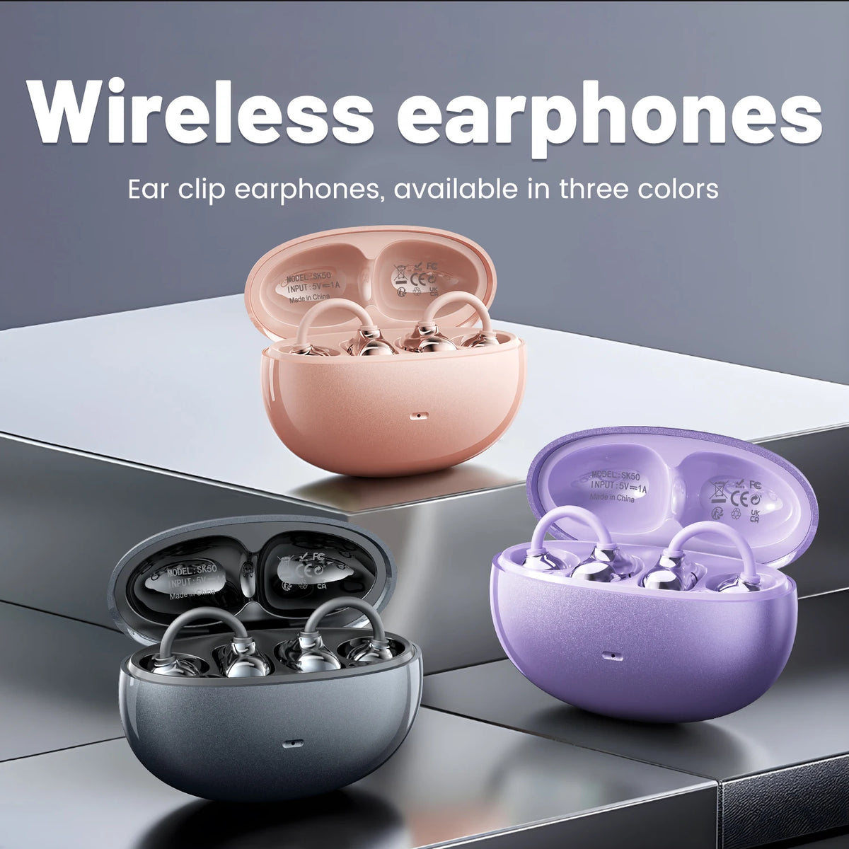 Insonixn Open Ear Wireless Bluetooth Earbuds With Ear Hook Workout