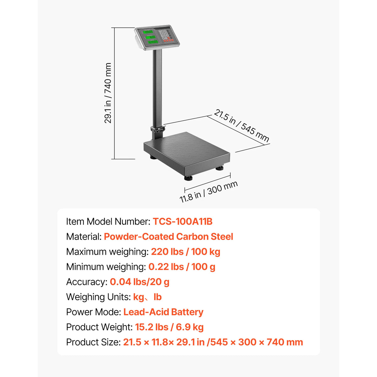 SucceBuy Digital Computing Platform Scale With High Definition Display