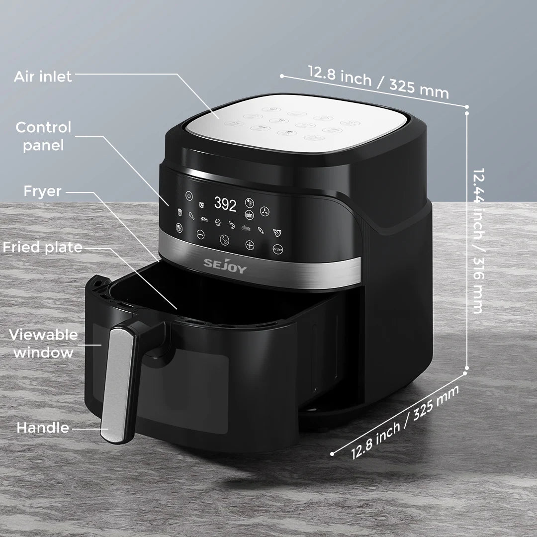 Sejoy Multifunction Air Fryer Electric Countertop Oven Cooker