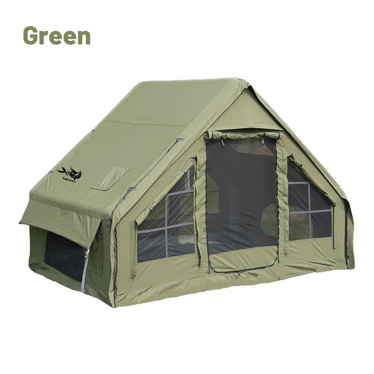 Pakicetus Inflatable Camping Tent Featuring Roof Window For Quick Setup