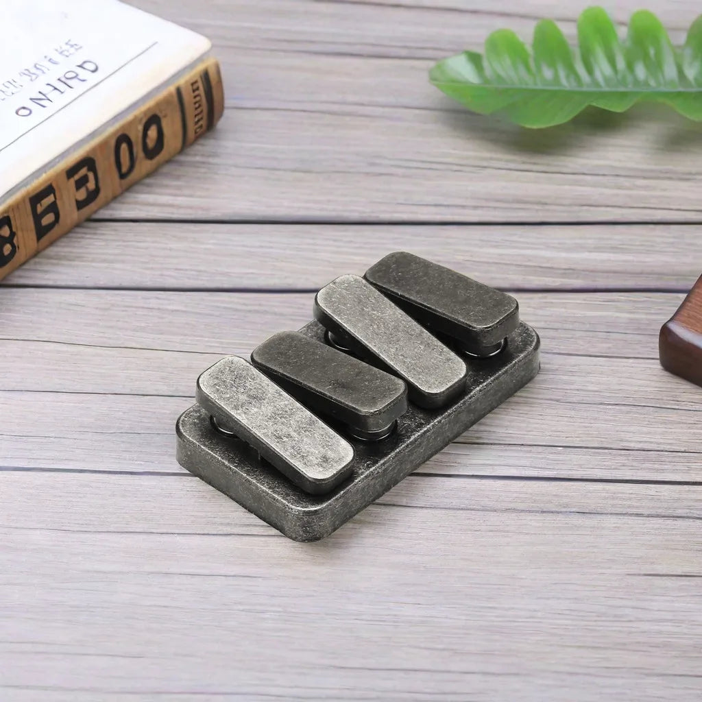 Magnetic Metal Slider Fidget Toy for Stress Relief and Focus