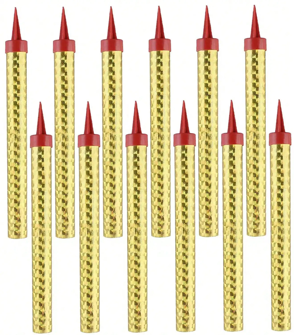 Metallic Birthday Cake Candles For Parties And Table Centerpieces