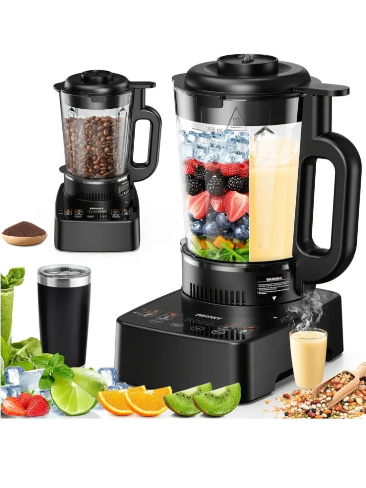 Prasky 2400W Professional Heating Blender 25000RPM With Auto Clean Function