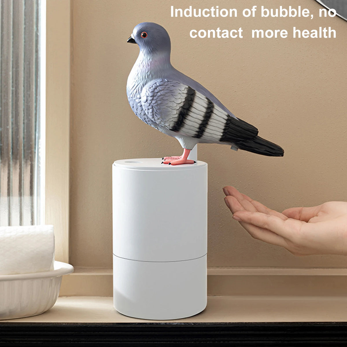 Automatic Pigeon Shape Foam Soap Dispenser With Touchless Sensor