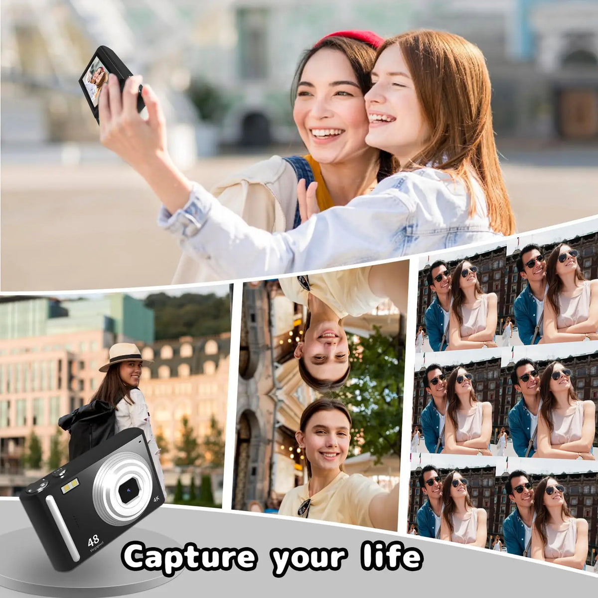 4K Digital Camera With Autofocus, 48MP Vlogging And 16X Zoom