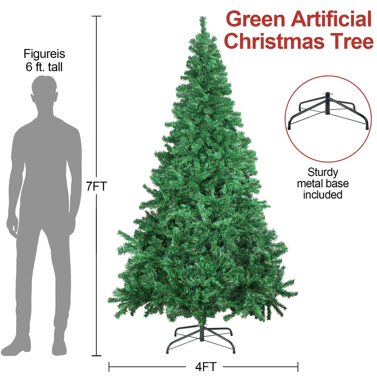 Artificial Christmas Tree Featuring 1000 Branches For Holiday Decoration