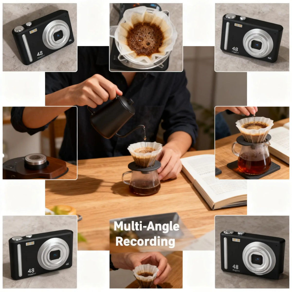 4K Digital Camera With Autofocus, 48MP Vlogging And 16X Zoom