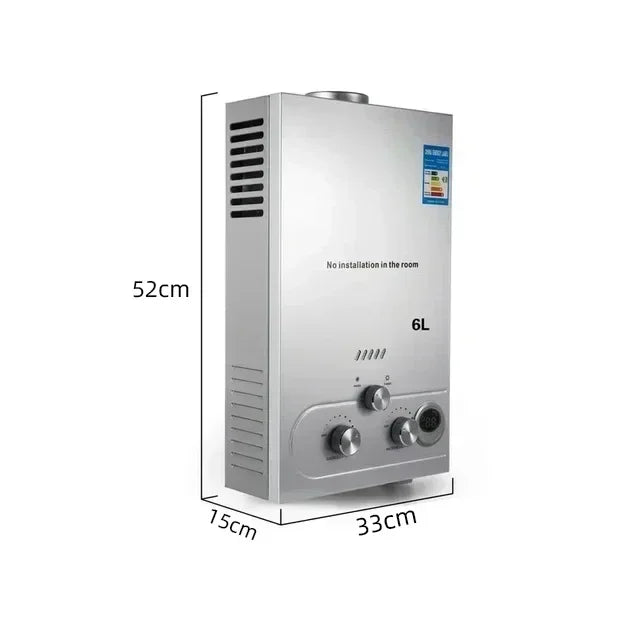 Tankless LPG Gas Hot Water Heater With LCD Control Panel