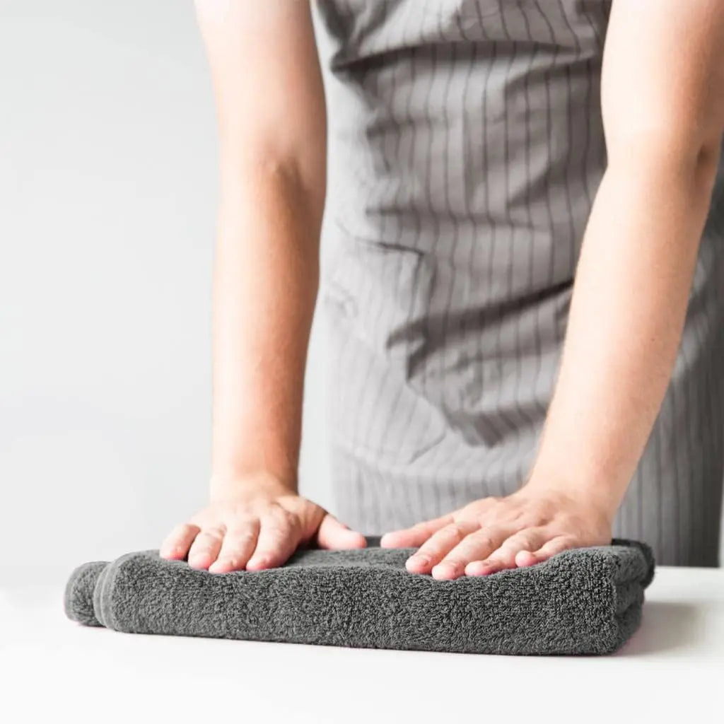 Soft Absorbent Cotton Washcloth Set for Bathroom and Gym Use