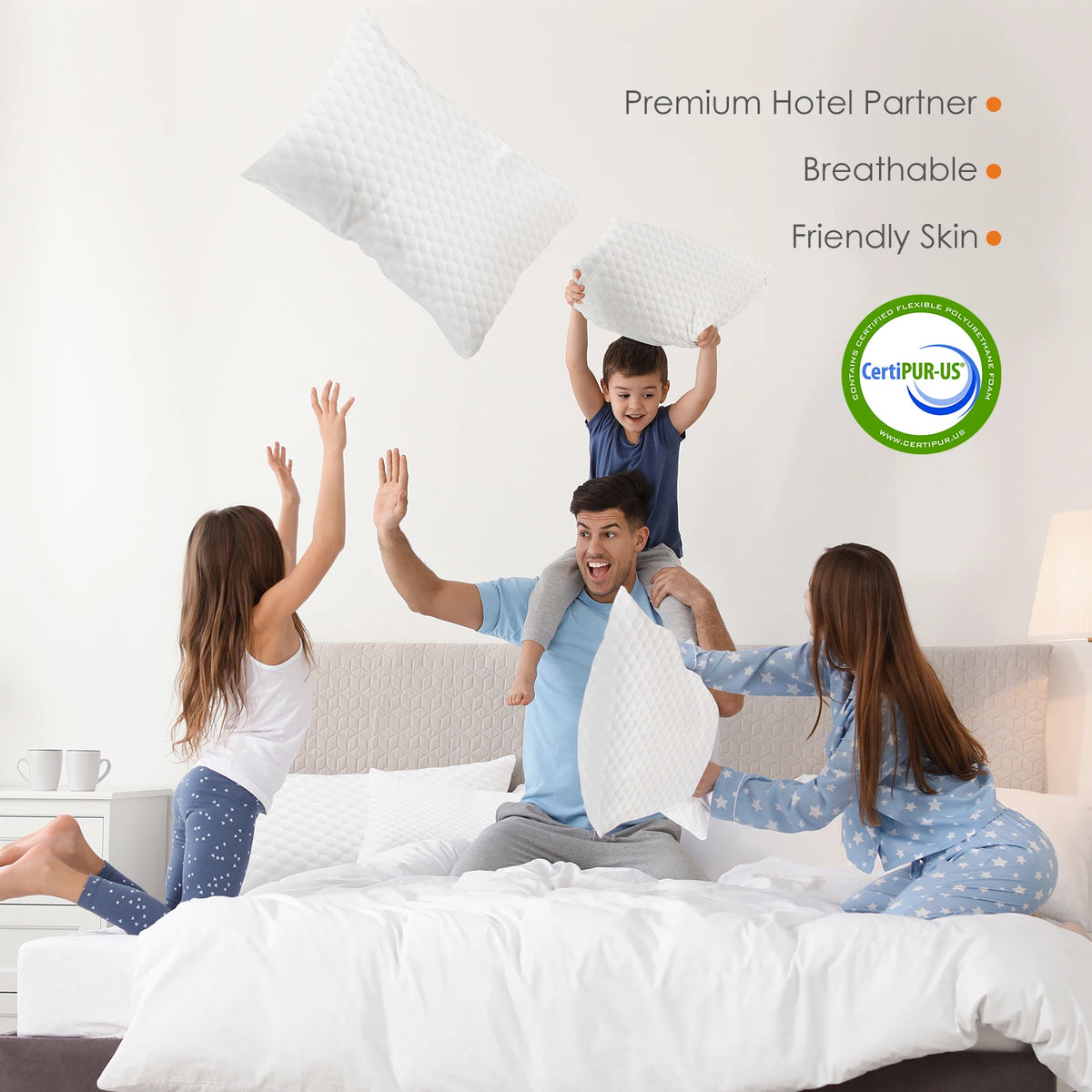 MCQ Memory Foam Neck Pillow With Removable Washable Cover