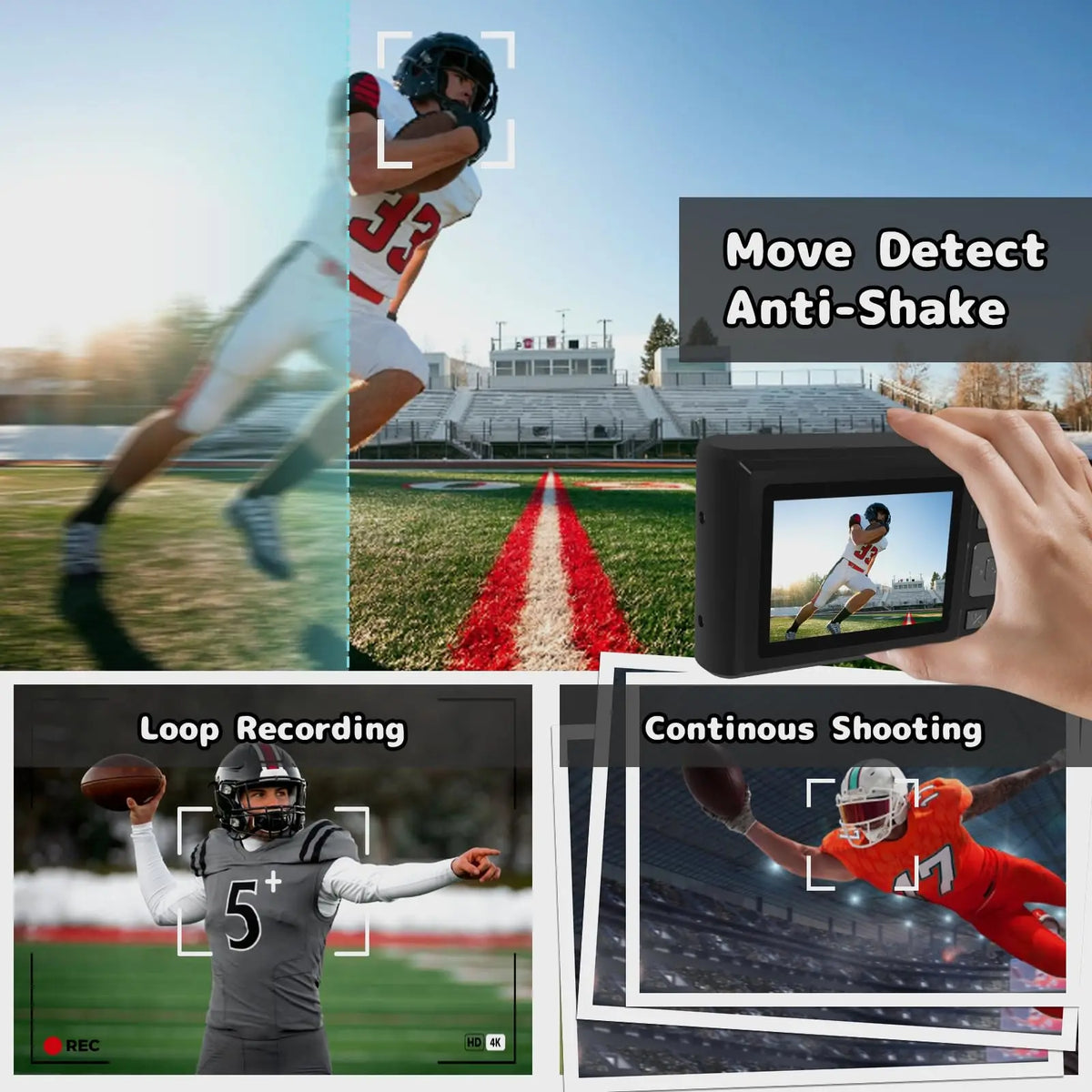 4K Digital Camera With Autofocus, 48MP Vlogging And 16X Zoom