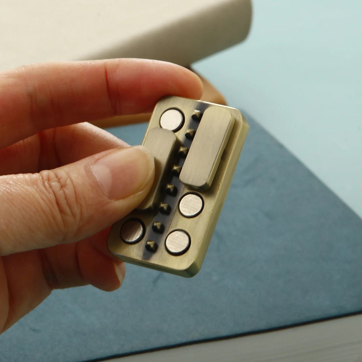 Magnetic Metal Slider Fidget Toy for Stress Relief and Focus