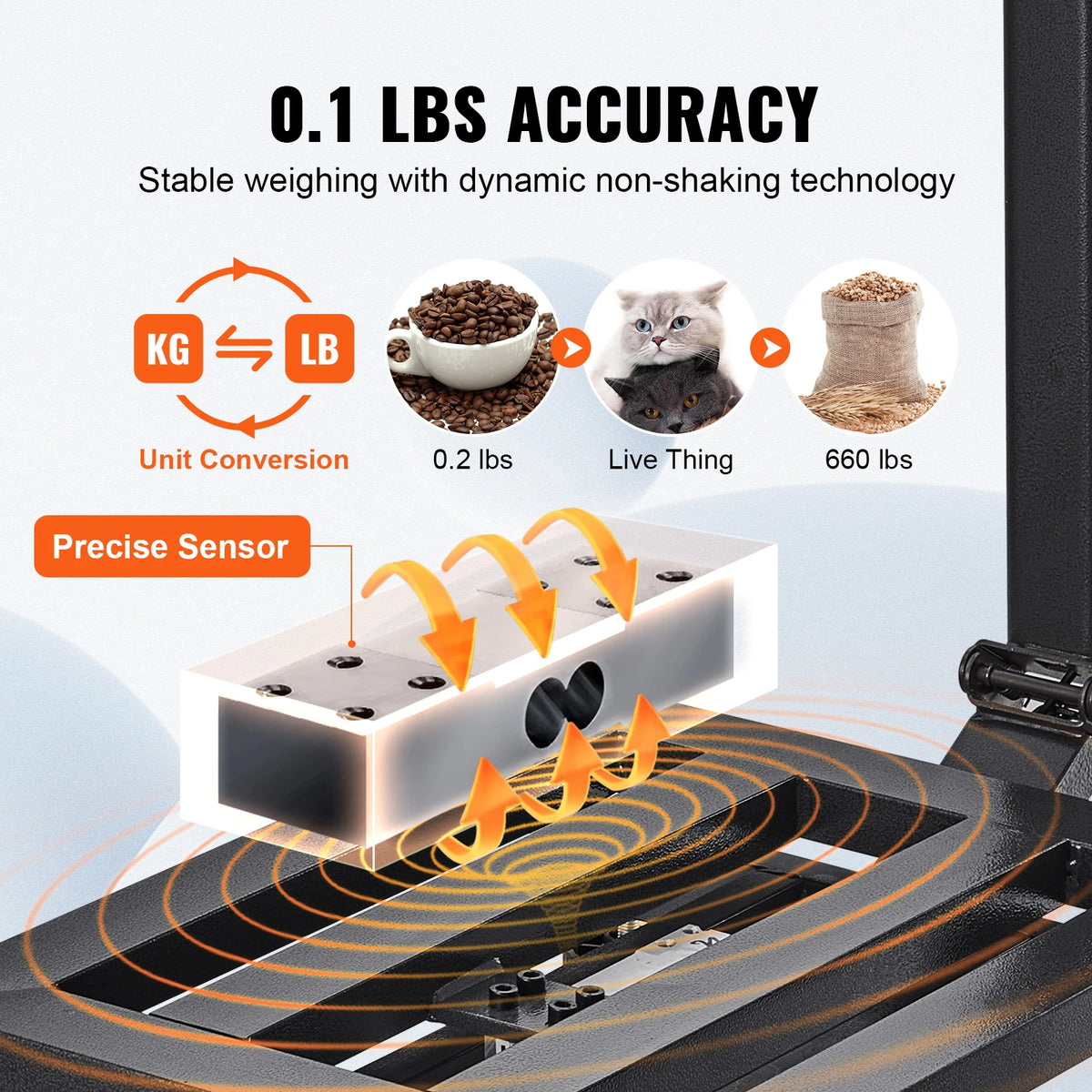 SucceBuy Digital Computing Platform Scale for Boxes and Luggage