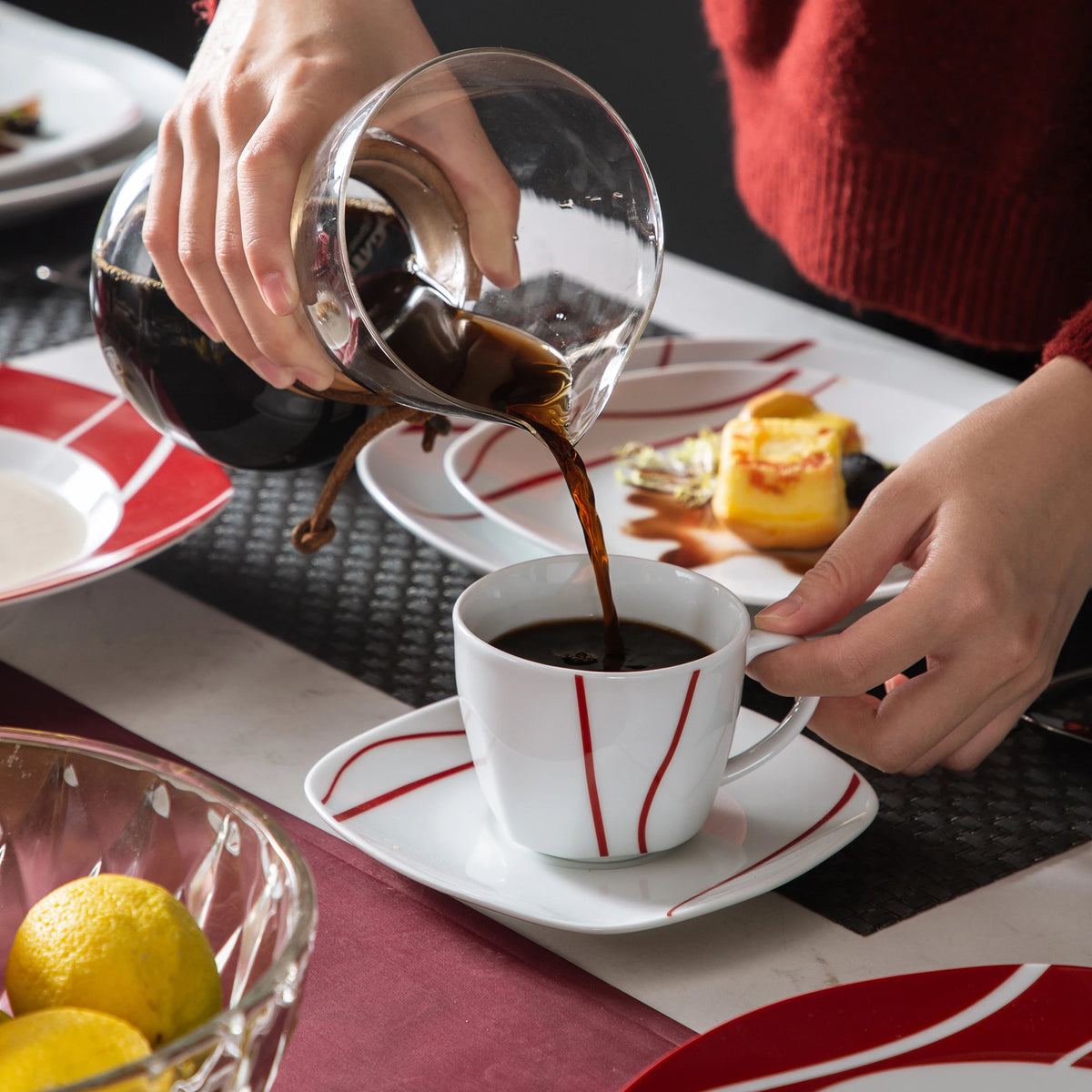 Malacasa Felisa Elegant Porcelain Dinnerware Collection