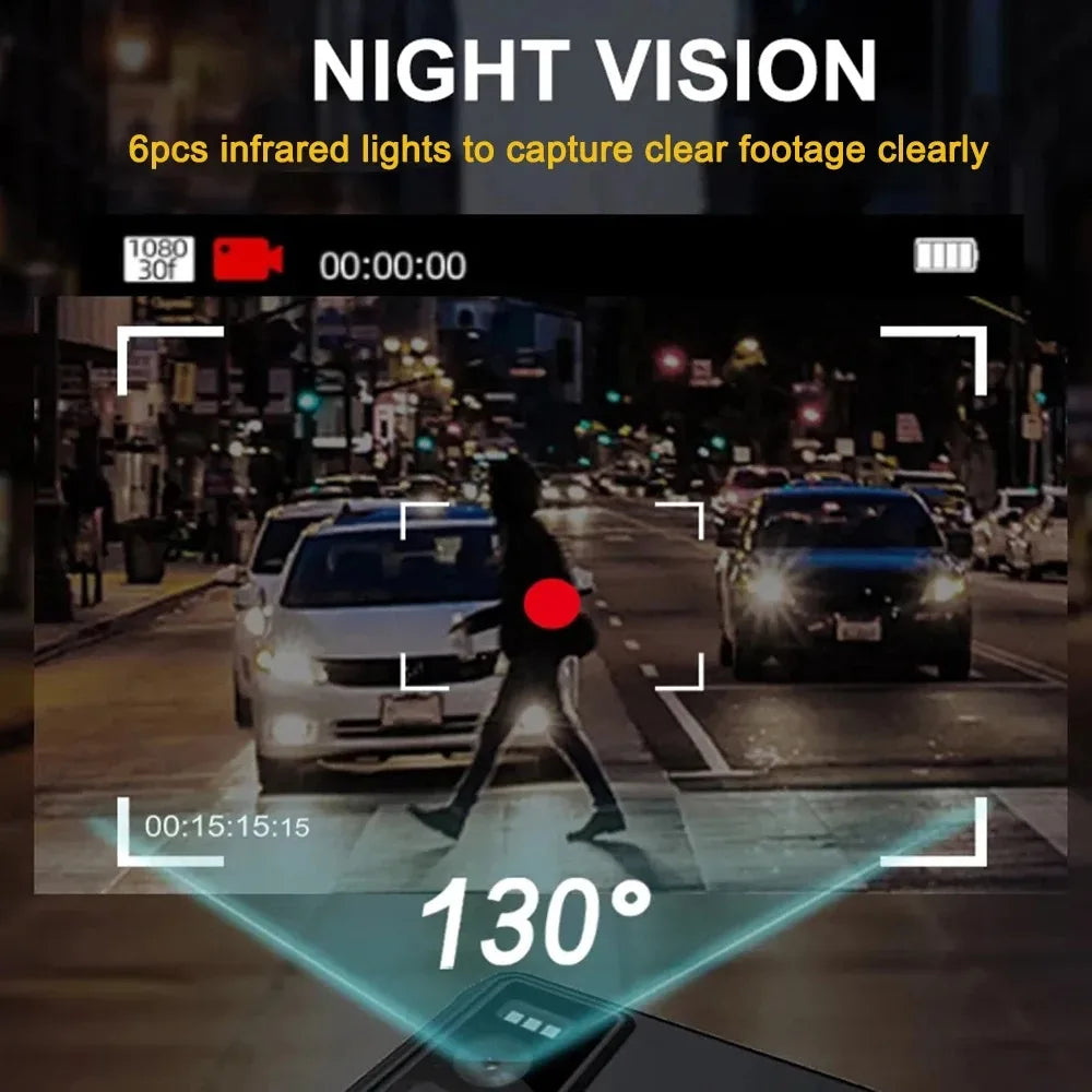 1080P WiFi Body Camera With Night Vision Audio Video Recorder