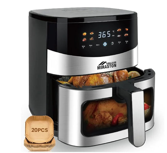 Miraston Digital Touch Air Fryer With Stainless Steel Basket