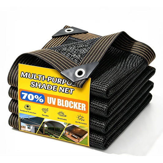Heavy Duty HDPE Sun Shade Net With Grommets For Gardens