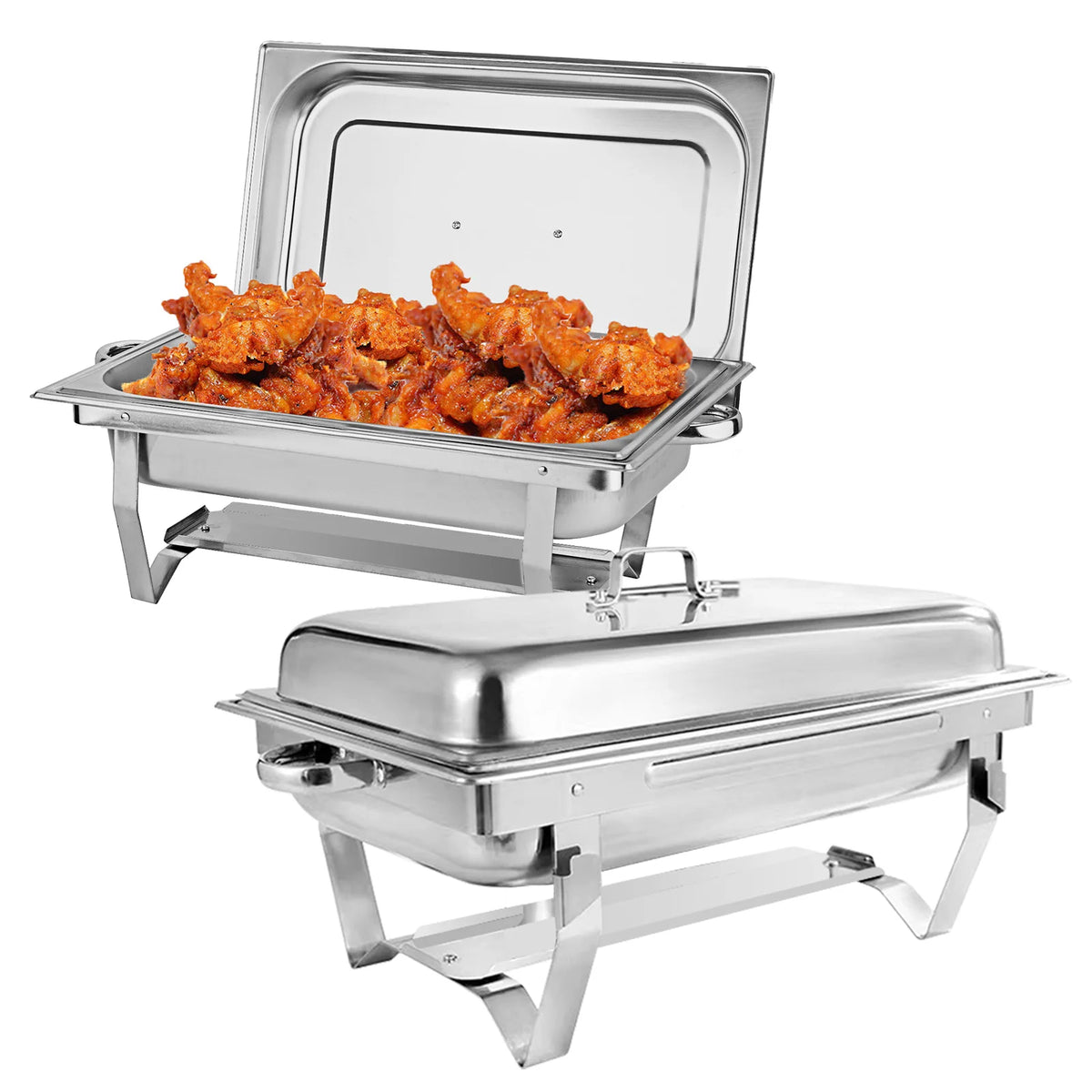 Stainless Steel Chafing Dish Buffet Server for Catering and Events