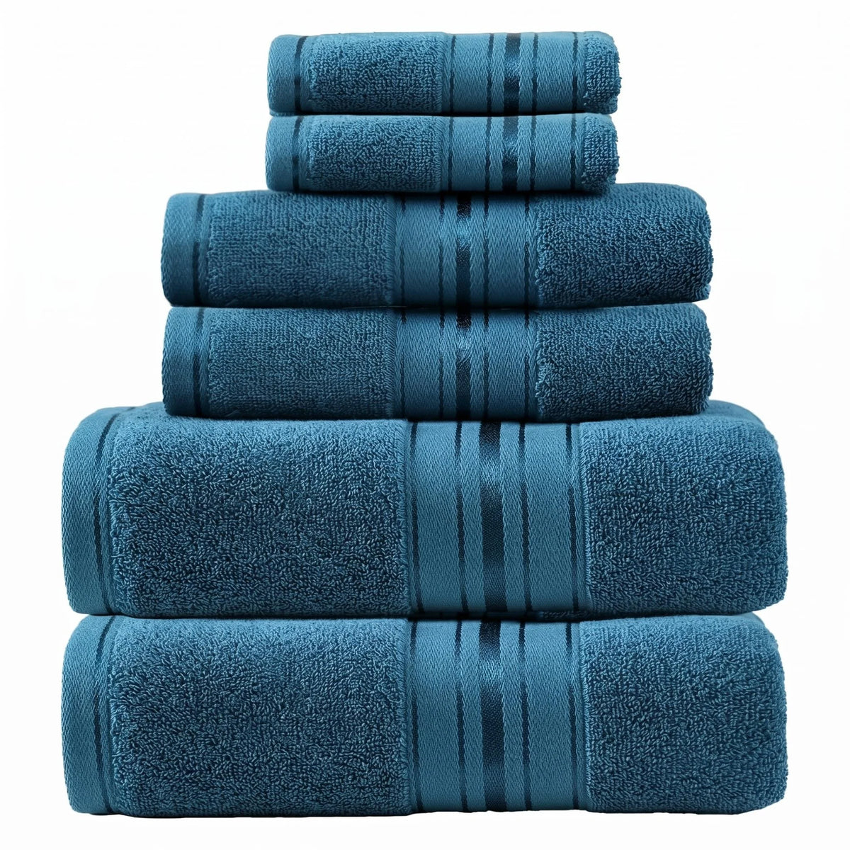 Luxury Turkish Cotton Towel Set With Bath Towels And Washcloths