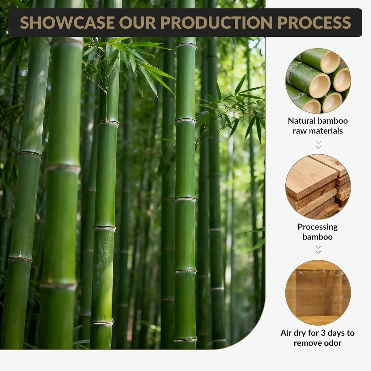 Garvee Bamboo Utensil Organizer With Diatomaceous Earth Drying Mat