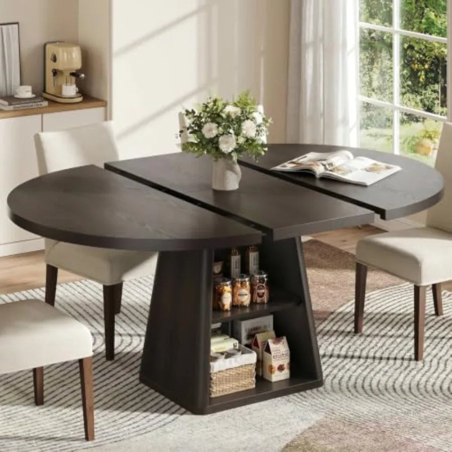 Extendable Dining Table With Storage For Four To Six People