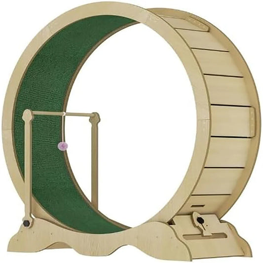 Cat Exercise Wheel Indoor Treadmill With Carpeted Runway