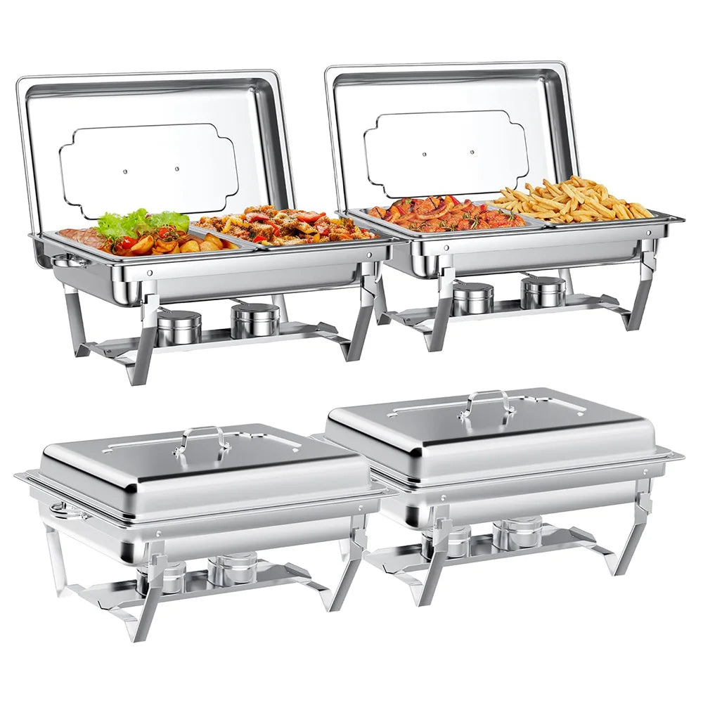 Stainless Steel Chafing Dish Buffet Server for Catering and Events