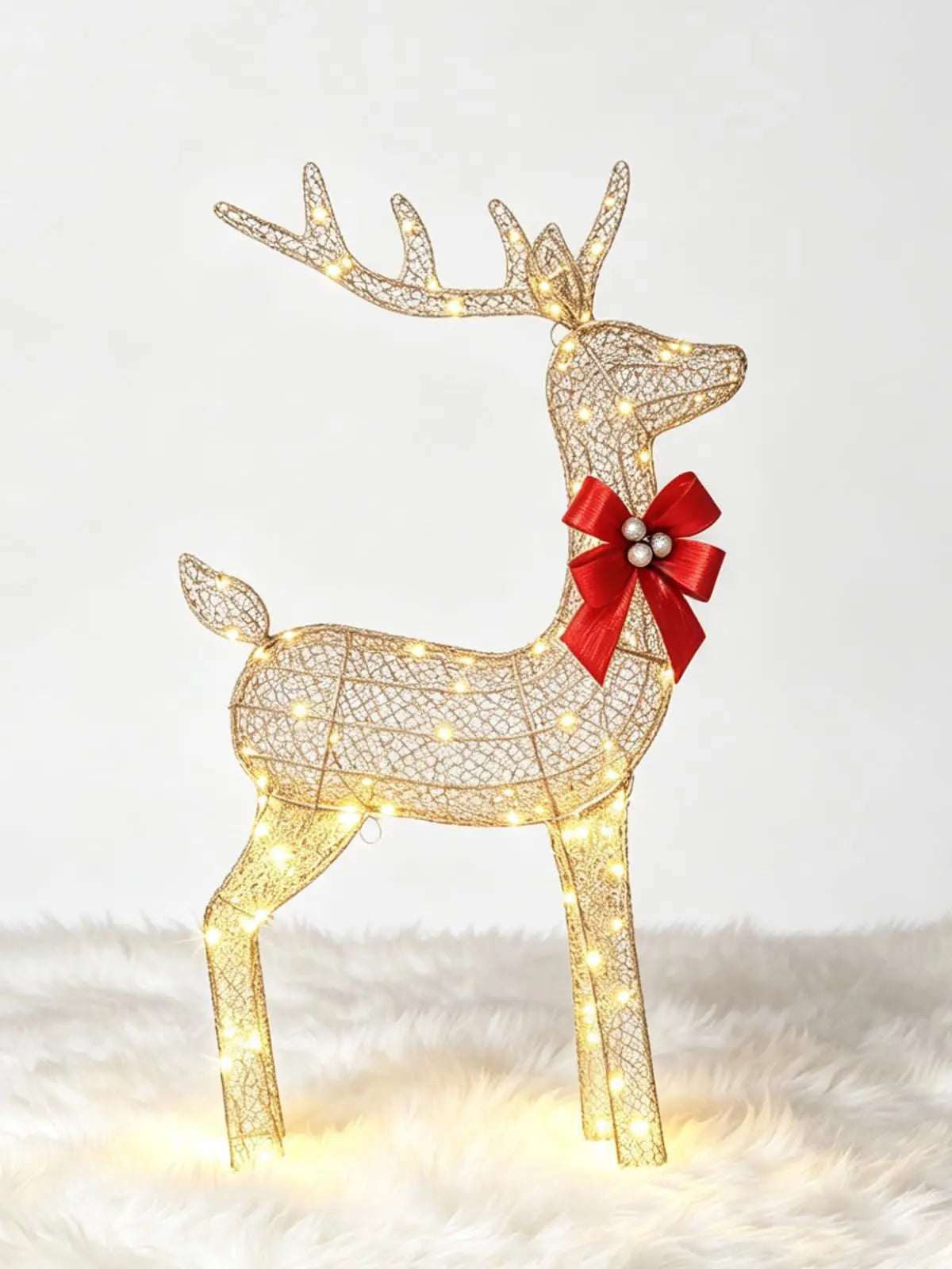 LED Christmas Deer Family Set Outdoor Yard Weatherproof Decor