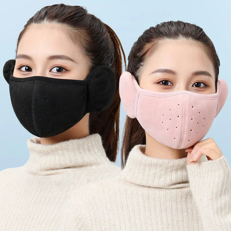 Thermal Windproof Fleece Face Mask For Winter Bike Riding