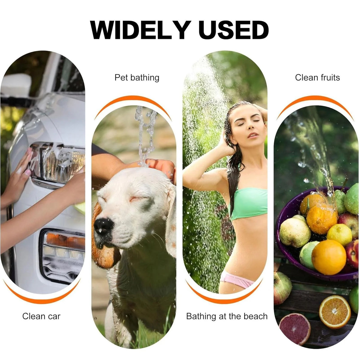 Portable Rechargeable Handheld Pet Shower Sprayer Kit