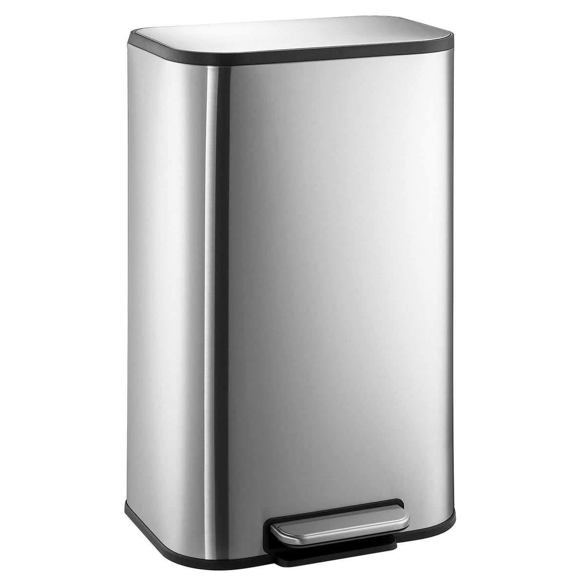 HiMISS Stainless Steel Kitchen Trash Can With Soft Close Lid